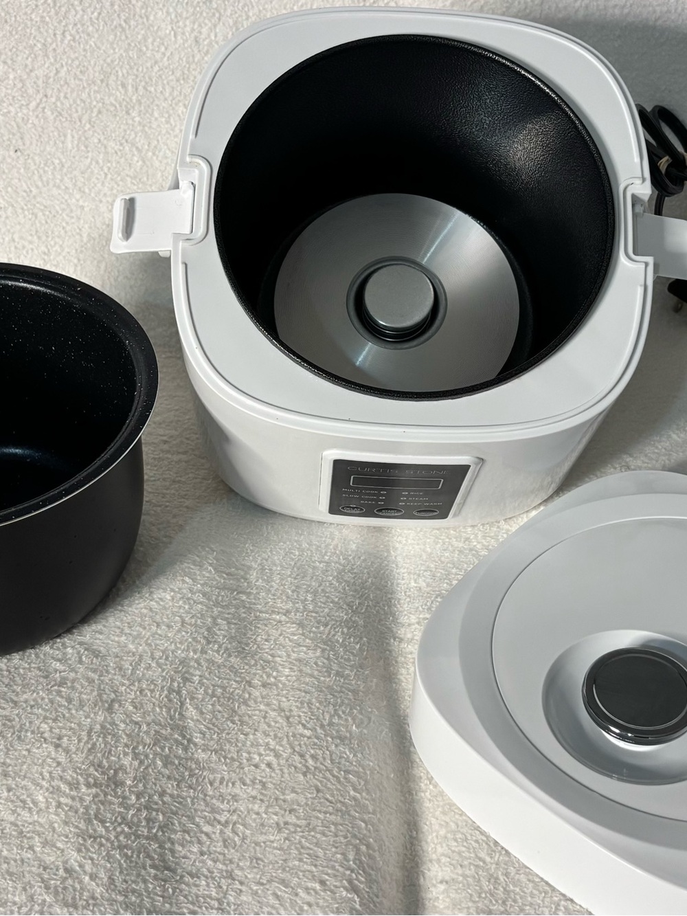 White Multi-Function Rice and Slow Cooker - Picture 9 of 11